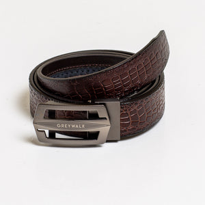 Croc Belt - Brown