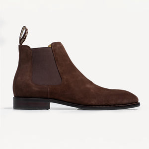 Harry Chelsea Boot - Suede Brown